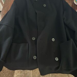 Kristen Blake Trench Coat Black Large Women’s  Outerwear